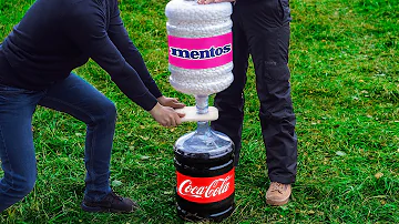 Experiment: Coca Cola VS Mentos