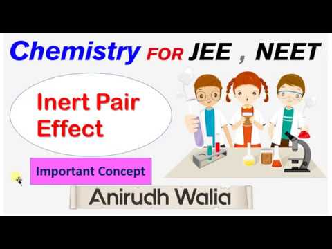 Jee main Chemistry | jee mains | Inert Pair Effect | Gropu 13 | P Block ...