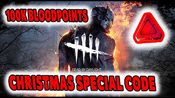 *NEW* CHRISTMAS 100K BLOODPOINTS REDEEM CODE - DEAD BY DAYLYIGHT (HOW TO GET)