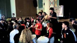 Loco Bloco drumming at Eric Quezada Memorial