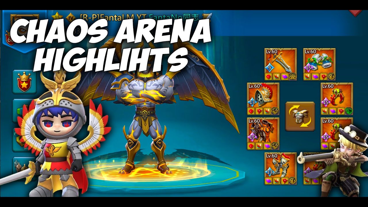 Lords Mobile — Напряженные сражения на Арене Хаоса