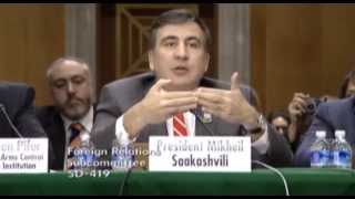 Михаил Саакашвили в Сенате США