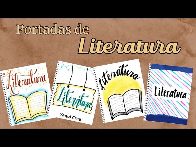 Portadas para Cuadernos de LITERATURA 📚 - thptnganamst.edu.vn
