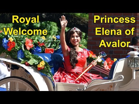 Video: Pirmoji Latinos Princesė Elena Of Avalor, Pasveikinta „Disney World“