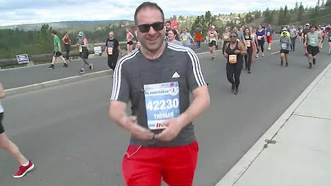 Bloomsday 2022: KREM 2 meteorologist Thomas Patrick makes it to the top of Doomsday Hill | RAW