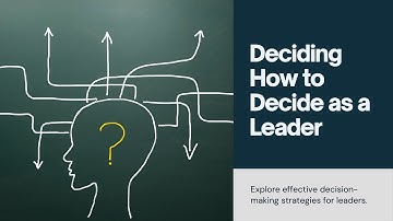 Great Technique to Improve Your Decision Making with Dr. Michael Roberto and Charles Good