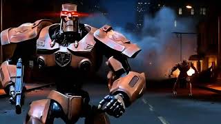 Warrior Robot from Judge Dredd. The War of the Ages. @BlueBoomYoutube screenshot 2