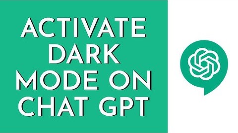 How To Turn On Dark Mode On ChatGPT (2023) | Open AI Chat GPT Tutorial