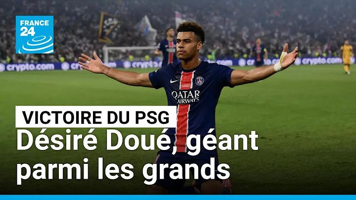 Le PSG remporte la finale de la Ligue des champions : Désiré Doué, géant parmi les grands