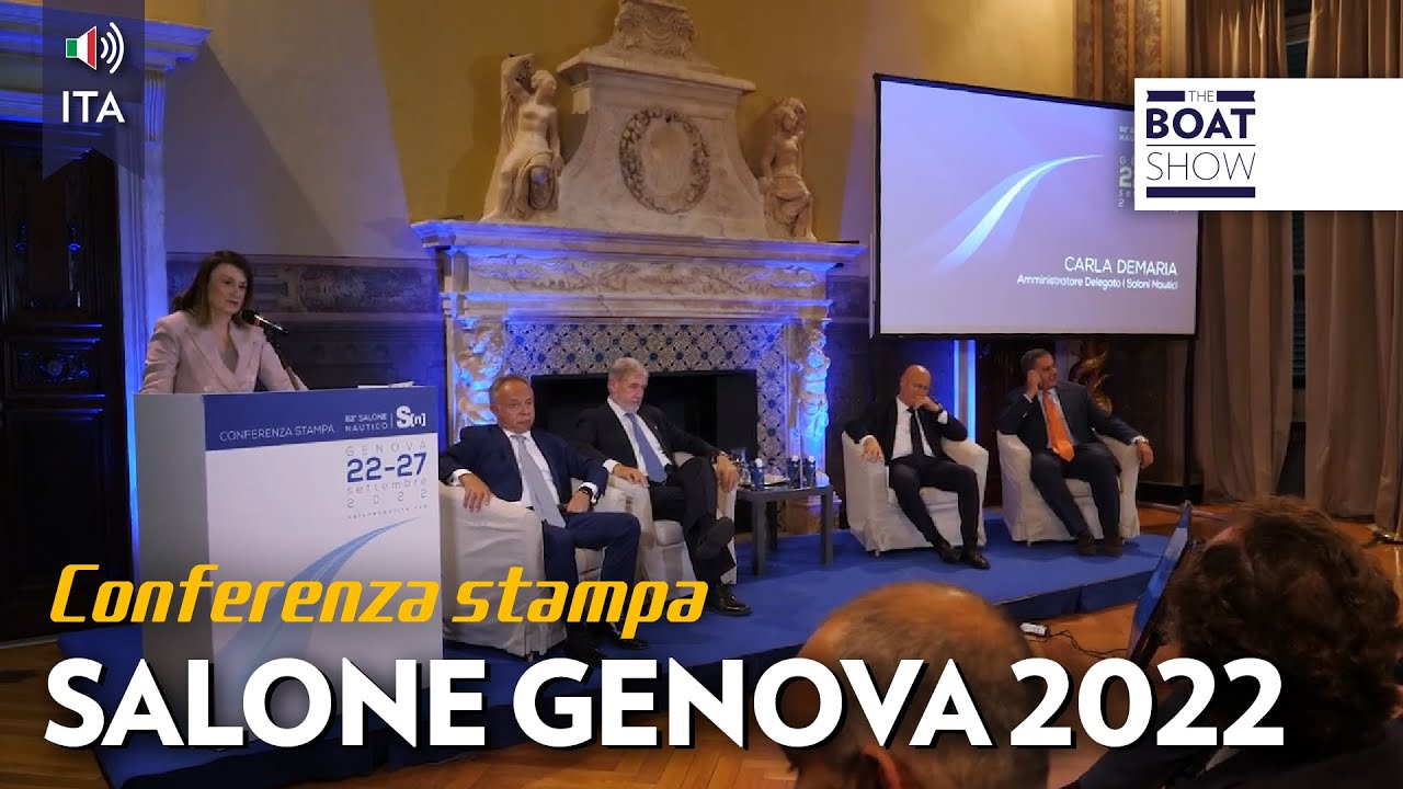⁣[ITA] NEWS: CONFERENZA STAMPA SALONE GENOVA 2022 - The Boat Show