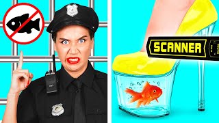 Ways to Sneak Pets into Jail | Funny Situations by KiKi Challenge
