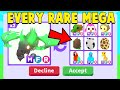 Trading for EVERY MEGA PET in EVERY RARE EGG.. (Adopt Me)