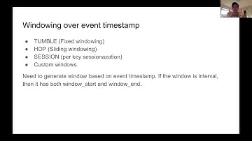 Apache Calcite streaming for event-time semantics