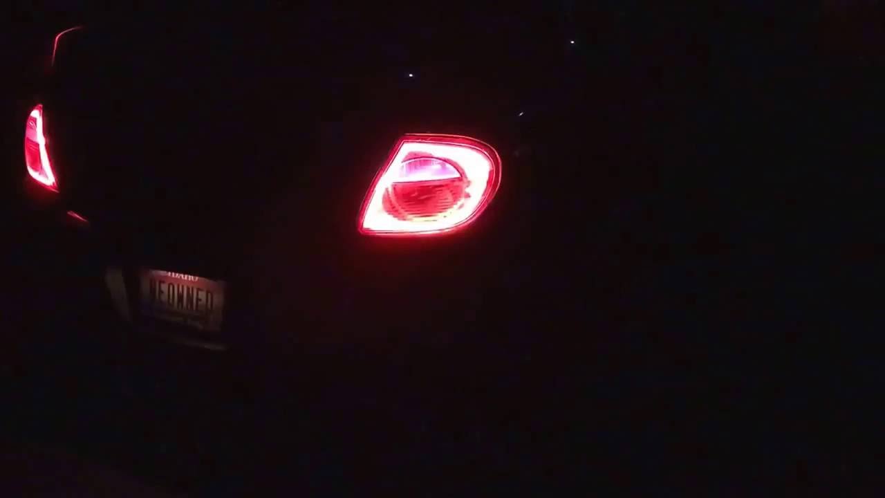 Retrofitted tail lights dodge neon srt4 LED YouTube