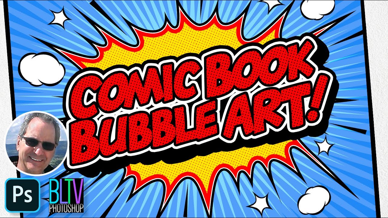 Update Photoshop: Create Your Own Comic Book, Pop Art Text Bubble!
