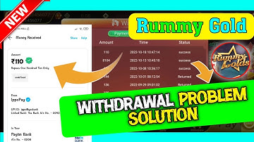 Rummy gold withdrawal problem solution 2024 | Rummy gold wages required problem solve | rummy win