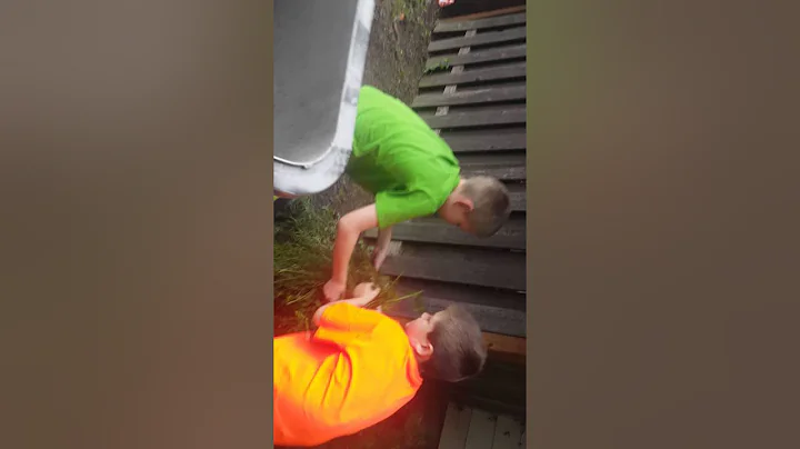 Kids actually working and not videoing