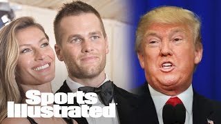 Tom Brady On Trump: Gisele 'Said I Can’t Talk About Politics Anymore' | SI Wire | Sports Illustrated
