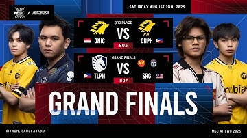 🔴 GRAND FINALS & 3RD PLACE DECIDER | MLBB MSC at EWC 2025 | (ENG)