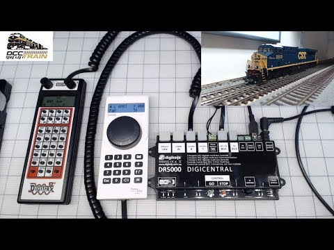 Digikeijs DR5000 Digital Railway Central Command Station Part 1 hardwired connection Digitrax Lenz