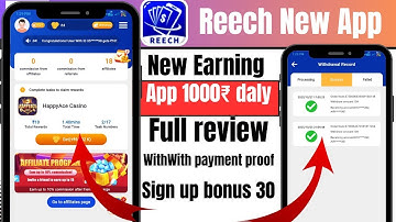 Reech App | New Earning App | Refer And Earn App | UPI Earning App #earnmoneyonline #reechapp
