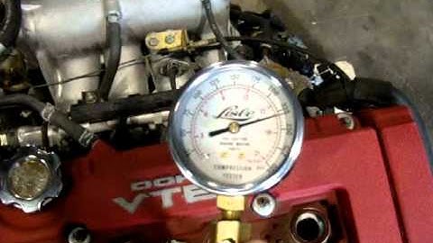 JDM B18C Type R Spec R 98+ Compression Test Video  JDM Nagoya Auto Parts