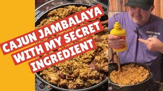 Check out my secret ingredient for my cajun jambalaya #cajunfood #cajun #jambalaya #reels #shorts