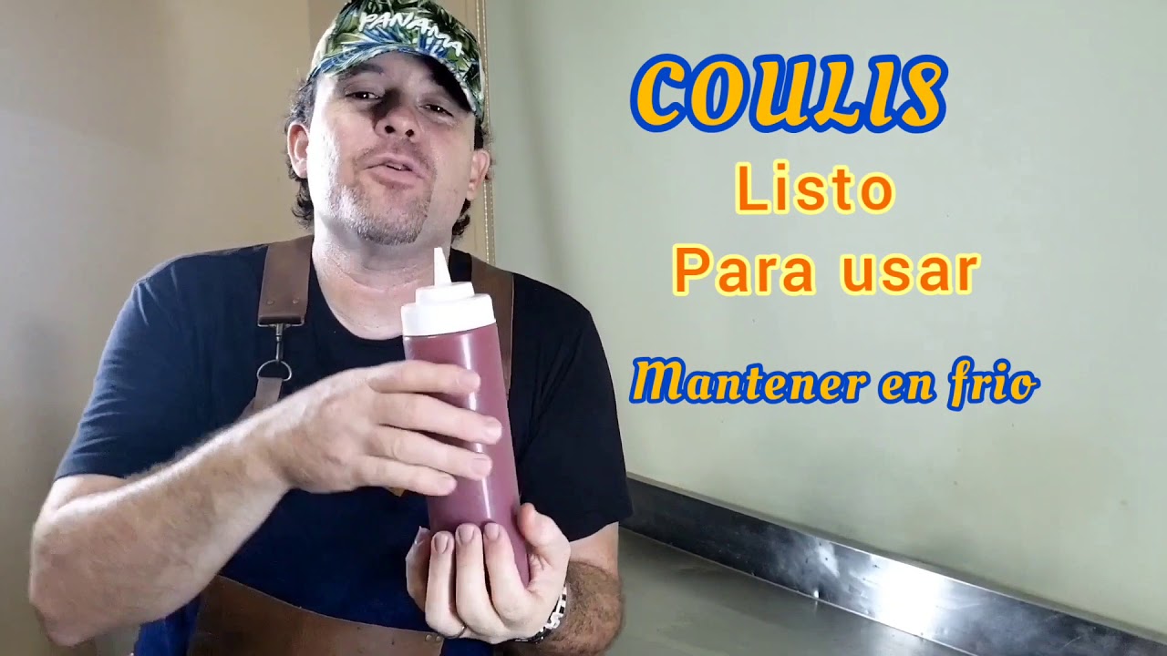 COMO HACER UN COULIS DE FRESA