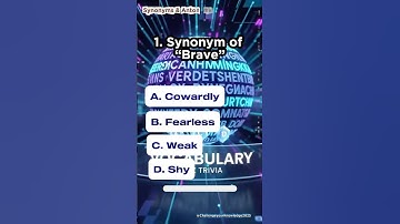Vocabulary Trivia Quiz 1 #quiz #facts #quiztime #vocabulary #quizchallenge #quizgames #trivia #game