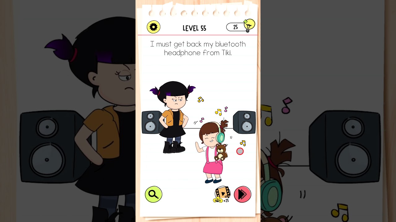 Brain Test 4: Tricky Friends Level 55