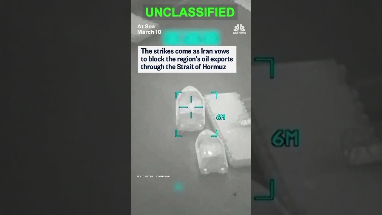 U.S. strikes over a dozen Iranian mine-laying ships