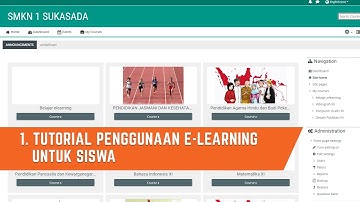1. TUTORIAL PENGGUNAAN E-LEARNING UNTUK SISWA (MOODLE/MELAJAH.ID)