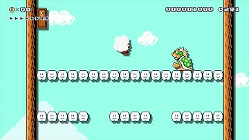 Super Mario Maker Levels: "Bowser