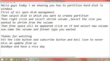 How to create hard disk partition | For installing remix OS