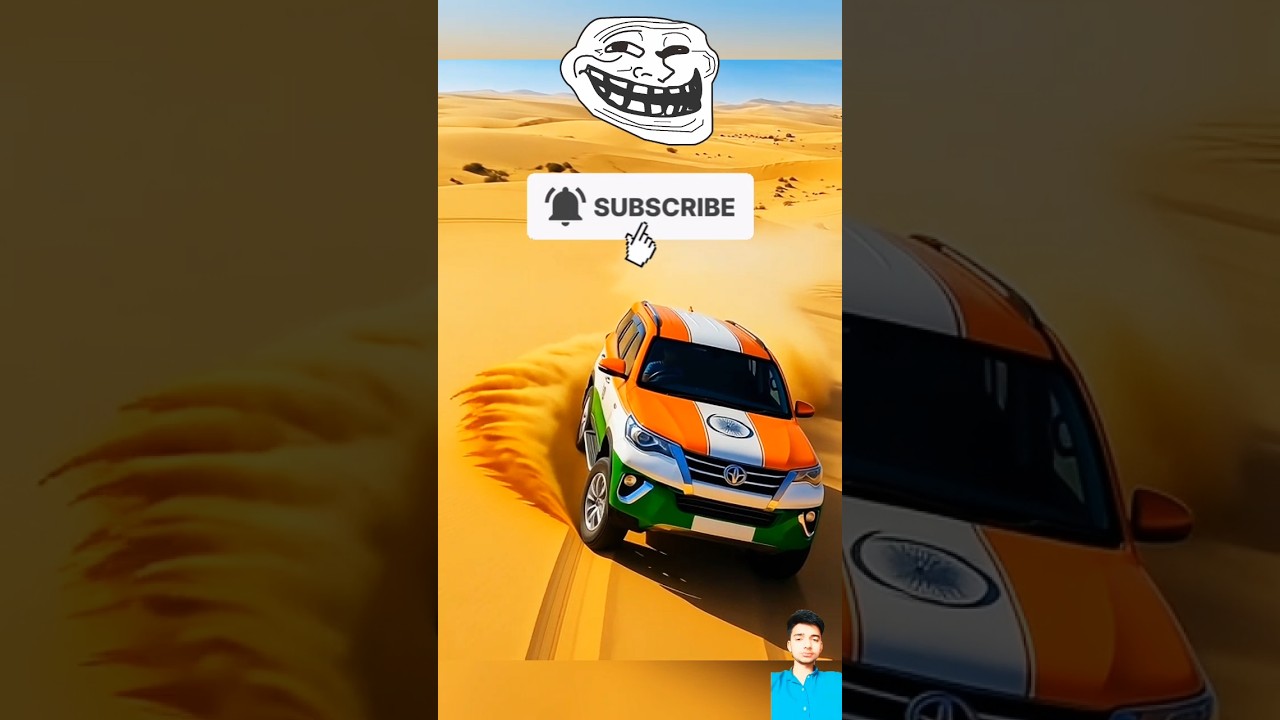 Индийский Fartuner против пакистанского Fartuner 💥🗣️ Величайшая гонка по пустыне