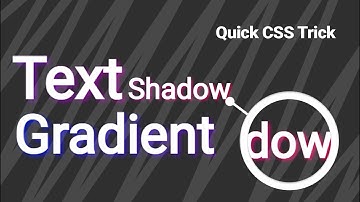 How to make text shadow gradient | quick css trick | gradient text shadow | CSS | Techy Programmers