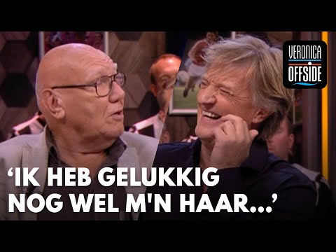 Wim aan Veronica Offside-tafel met Kees en Andy: 'Ik heb gelukkig wel m'n haar nog...'