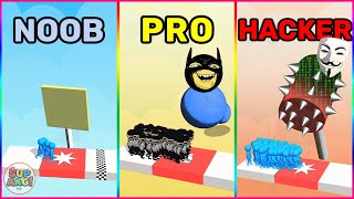 NOOB vs Pro vs HACKER in Stop Them All | All Levels Gameplay Walkthrough (iOS,Android)