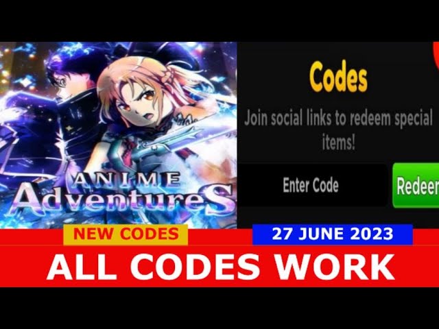 Anime Adventures: códigos para dezembro de 2023