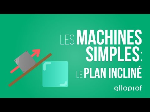Vidéo: Comment fonctionne un plan incliné comme une simple machine ?