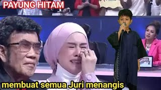 Viral anak ini bawakan lagu payung hitam Buat Semua Juri Takjub 