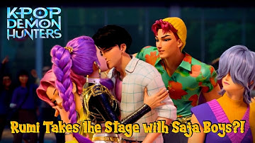 Rumi Takes the Stage with Saja Boys?! and Kisses Jinu... 💋 (Fan Edit) 케이팝 데몬 헌터스