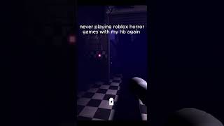 DONT play roblox with your friends #fnaf #fivenightsatfreddys #robloxjumpscare #horror