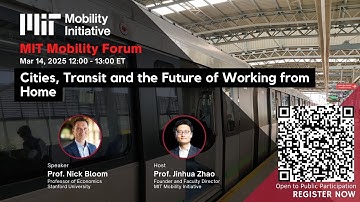 Cities, Transit and the Future of Working from Home - Nick Bloom