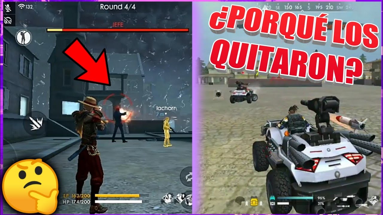 ¿Porqué quitaron CARRERA MORTAL y MODO ZOMBIE de Free Fire ...