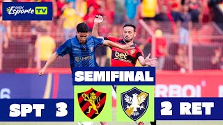 Sport x Retrô. Semifinal do campeonato pernambucano 2026. Gols e melhores momentos.