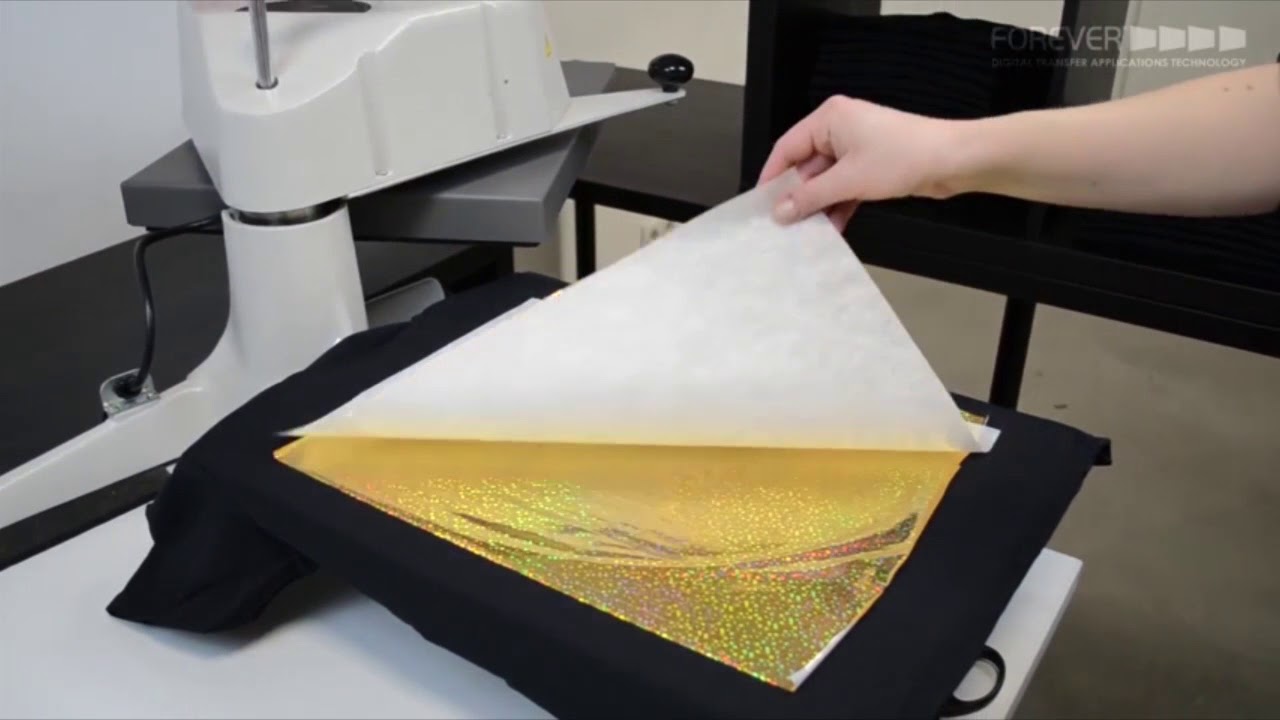 Forever Laser Dark (No Cut) Hot Stamping Foils Finish Tutorial Step 2