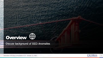 Anomaly Detection & Resolution - Module - B - Overview