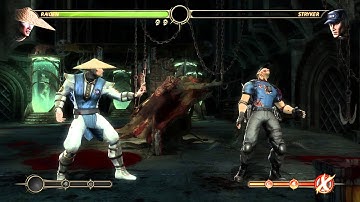 Mortal Kombat 9 Raiden All Fatalities + Babality