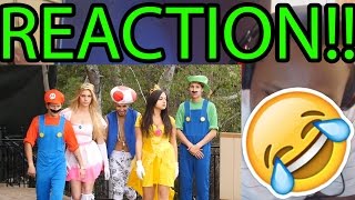 SUPER MARIO RUN | Lele Pons, Rudy Mancuso \& Juanpa Zurita!! REACTION!!